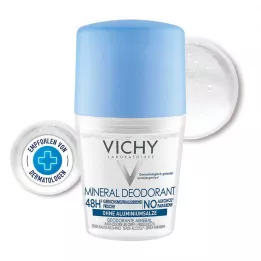 VICHY DEO Roll-on Mineral 48h ilma alumiiniumita, 50 ml
