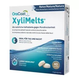 ORACOAT XyliMelts kleepuvad tabletid ilma mündita, 40 tk
