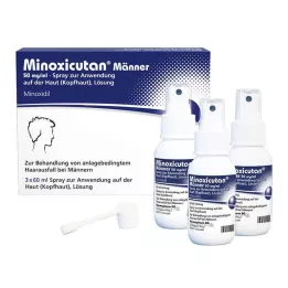 MINOXICUTAN Mehed 50 mg/ml Spray, 3X60 ml