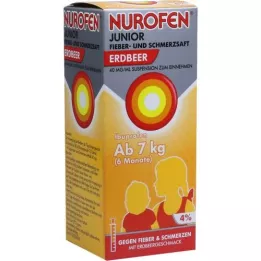 NUROFEN Juunior palaviku- ja valusiirup Erdbe.40 mg/ml, 150 ml
