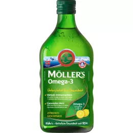 Mölleri omega-3 maksa tran sidruni maitsega, 250 ml