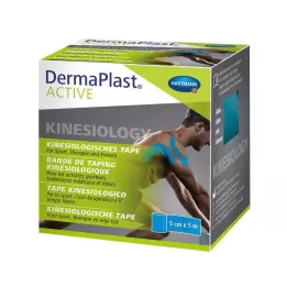 DERMAPLAST Active Kinesiology Tape 5 cmx5 m sinine, 1 tk