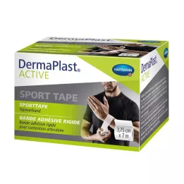 DERMAPLAST Aktiivne sporditeip 3,75 cmx7 m valge, 1 tk