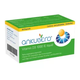 Ankubero vitamiin D3 1000 s.t kapslid, 60 tk