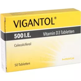 VIGANTOL 500, st D3 -vitamiini tabletid, 50 tk