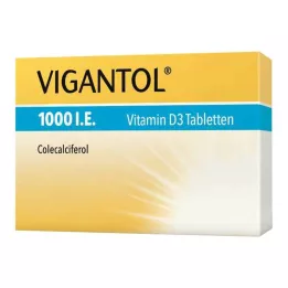 VIGANTOL 1000 RÜ D3-vitamiini tabletid, 100 tk