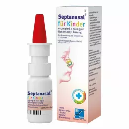 SEPTANASAL lastele 0,5 mg/ml + 50 mg/ml ninasuposiit, 10 ml