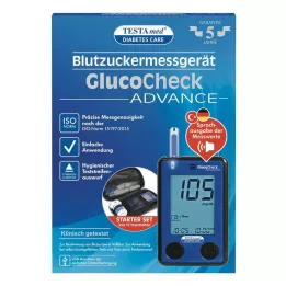 TESTAMED GlucoCheck Advance Star.-Kit mg/dl mmol/l, 1 tk