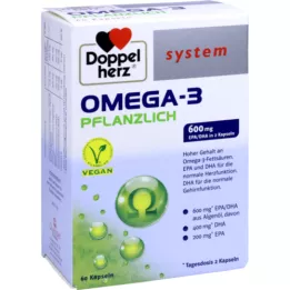 DOPPELHERZ Omega-3 köögiviljasüsteemi kapslid, 60 tk