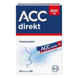 ACC otsene 600 mg pulber suukaudseks kasutamiseks kotikeses, 20 tk