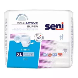 SENI Aktiivsed superinkontinentsi püksid, ühekordsed XL, 10 tk