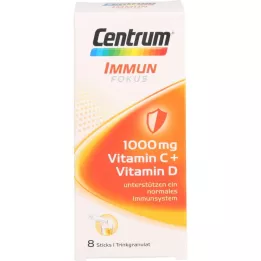 CENTRUM FOKUS Immuun 1000 mg C+D -vitamiinipulgad, 8 tk