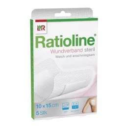 RATIOLINE Haavaside 15x10 cm steriilne, 5 tk