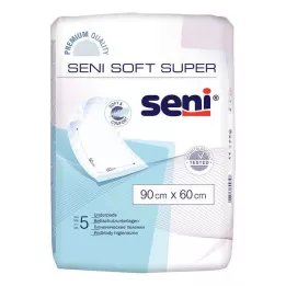SENI Pehme Super Bed Protector 90x60 cm, 5 tk