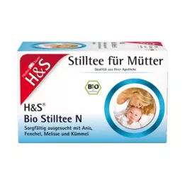 H&amp;S orgaaniline rinnaga toitmise tee N filtrikotid, 20X1,8 g