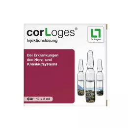 CORLOGES Süstelahuse ampullid, 10X2 ml