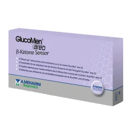 Glucomen aero 2K β-ketooni sensori testribad, 10 riba
