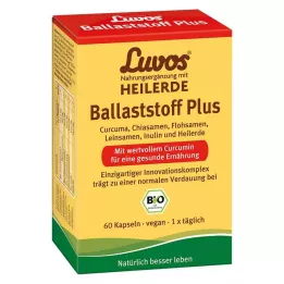 LUVOS Healing Clay Organic Fiber Plus kapslid, 60 tk