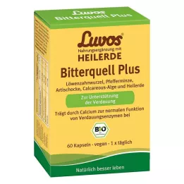 LUVOS Healing Earth Bio Bitterquell Plus kapslid, 60 tk