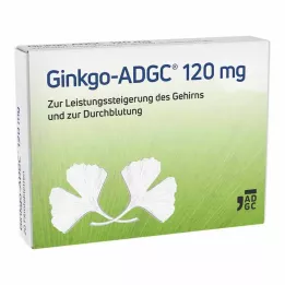 GINKGO ADGC 120 mg õhukese polümeerikattega tabletid, 20 tk