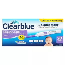CLEARBLUE Ovulatsiooni test täiustatud &amp; digitaalne, 20 tk