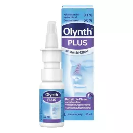OLYNTH Plus 0,1%/5% täiskasvanutele mõeldud ninasprei o.K., 10 ml