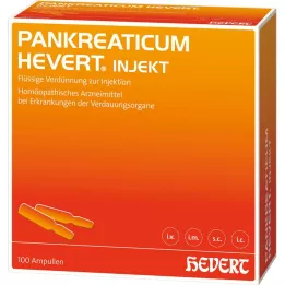 Pankreacum Hevert Süstitud ampullid, 100 tk