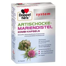 DOPPELHERZ Artišoki-Piima ohaka süsteemi pehmekapslid, 60 tk