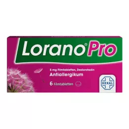 LORANOPRO 5 mg õhukese polümeerikattega tabletid, 6 tk