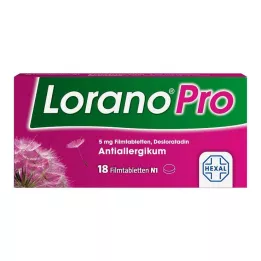 LORANOPRO 5 mg õhukese polümeerikattega tabletid, 18 tk