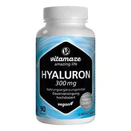 HYALURONSÄURE 300 mg suurtes annustes vegan kapslid, 90 tk