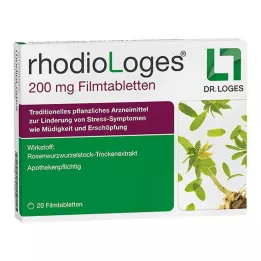 RHODIOLOGES 200 mg õhukese polümeerikattega tabletid, 20 tk
