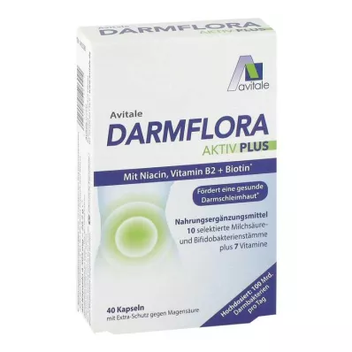 DARMFLORA Aktiv Plus 100 miljardit bakterit + 7 vitamiini, 40 tk