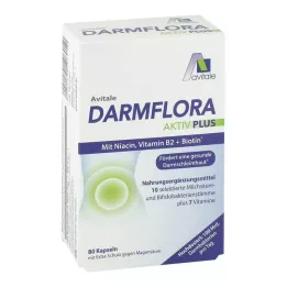 DARMFLORA Aktiv Plus 100 miljardit bakterit + 7 vitamiini, 80 tk