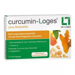 CURCUMIN-LOGES pluss Boswellia kapslid, 60 tk