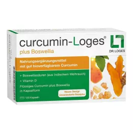 CURCUMIN-LOGES pluss Boswellia kapslid, 120 tk