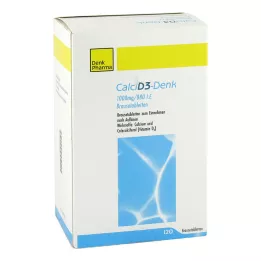 CALCI D3-Denk 1000 mg/880 I.E. kihisevad tabletid, 120 tk