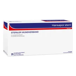 Hansapor steriilne haavaplaaster 10x20 cm (25 tk)