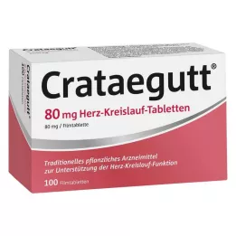 CRATAEGUTT 80 mg kardiovaskulaarsed tabletid, 100 tk