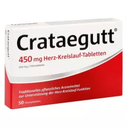 CRATAEGUTT 450 mg kardiovaskulaarsed tabletid, 50 tk