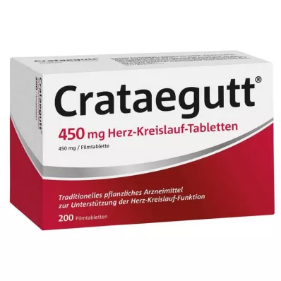 CRATAEGUTT 450 mg kardiovaskulaarsed tabletid, 200 tk