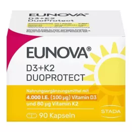 EUNOVA DuoProtect D3+K2 4000 IU/80 μg kapslid, 90 tk