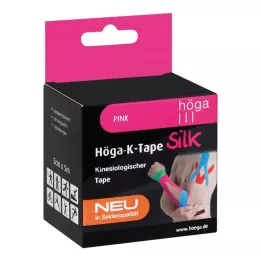 HÖGA-k-TAPE siid 5 cmx5 m l.fr.pink kinesiol.tape, 1 tk