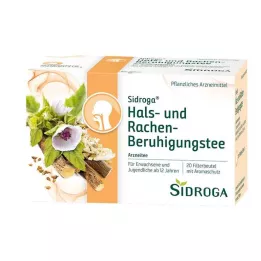 SIDROGA Kurku ja neelu rahustav teefiltrikott, 20X1,75 g