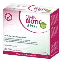 OMNI BiOTiC aktiivpulber, 2X60 g