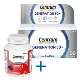 CENTRUM 50+ põlvkonna tabletid, 100 tk