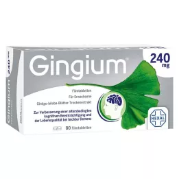 GINGIUM 240 mg õhukese polümeerikattega tabletid, 80 tk