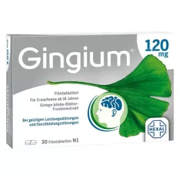 GINGIUM 120 mg õhukese polümeerikattega tabletid, 30 tk