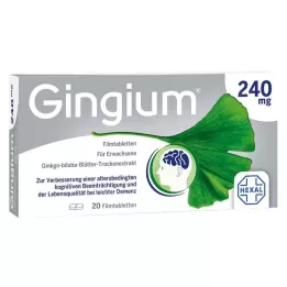 GINGIUM 240 mg õhukese polümeerikattega tabletid, 20 tk