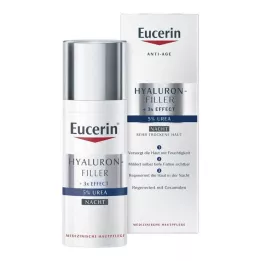 EUCERIN Vananemisvastane Hyaluron-Filler UREA Öökreem, 50 ml